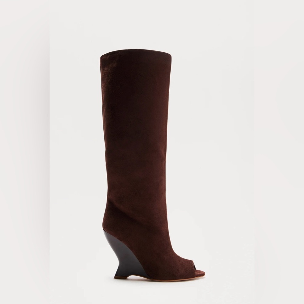 Elegant Brown Knee-High Women's Boots